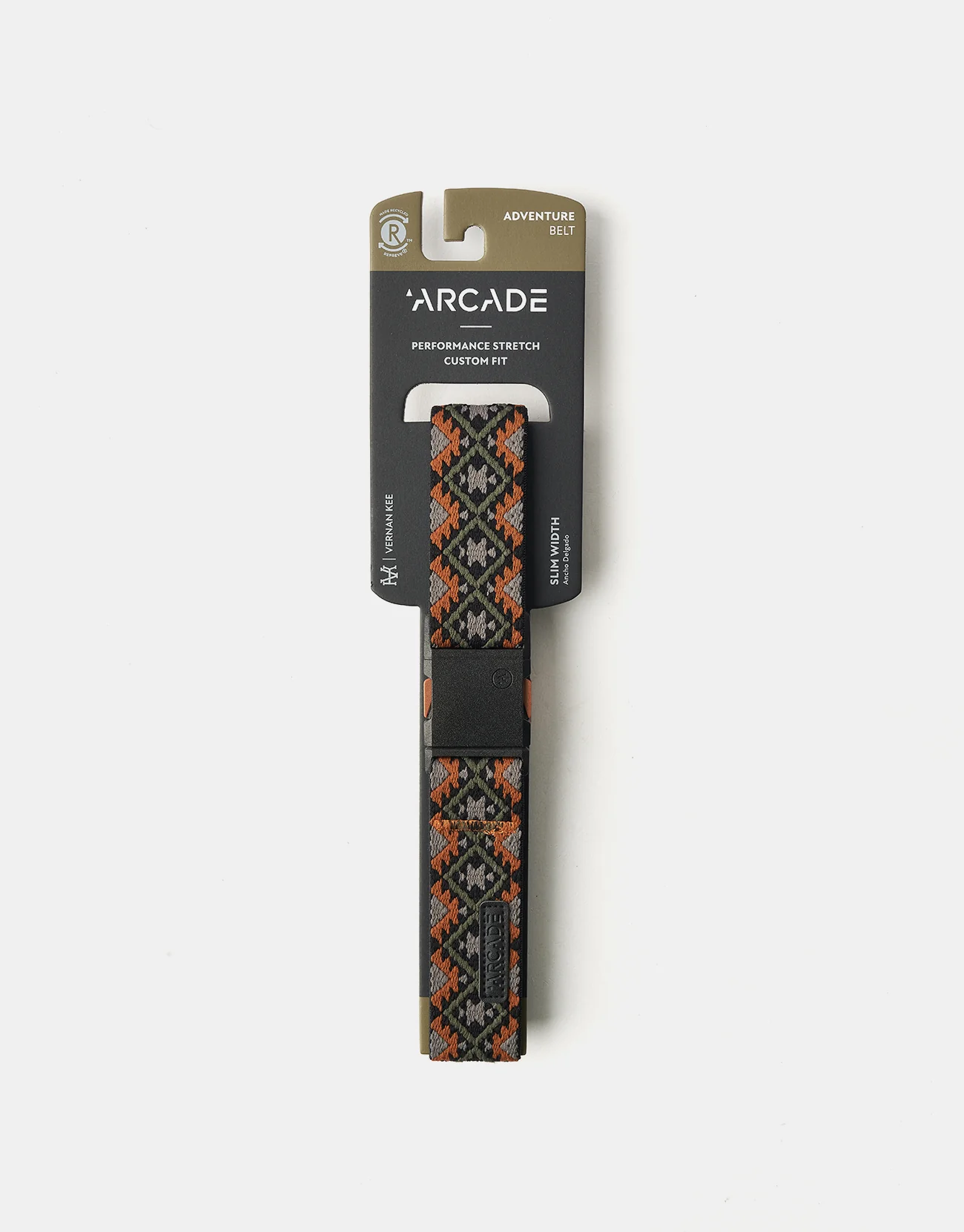 Arcade x Vernan Kee Twilight Slim Artist Series Web Belt - Bay/Ash - Image 6