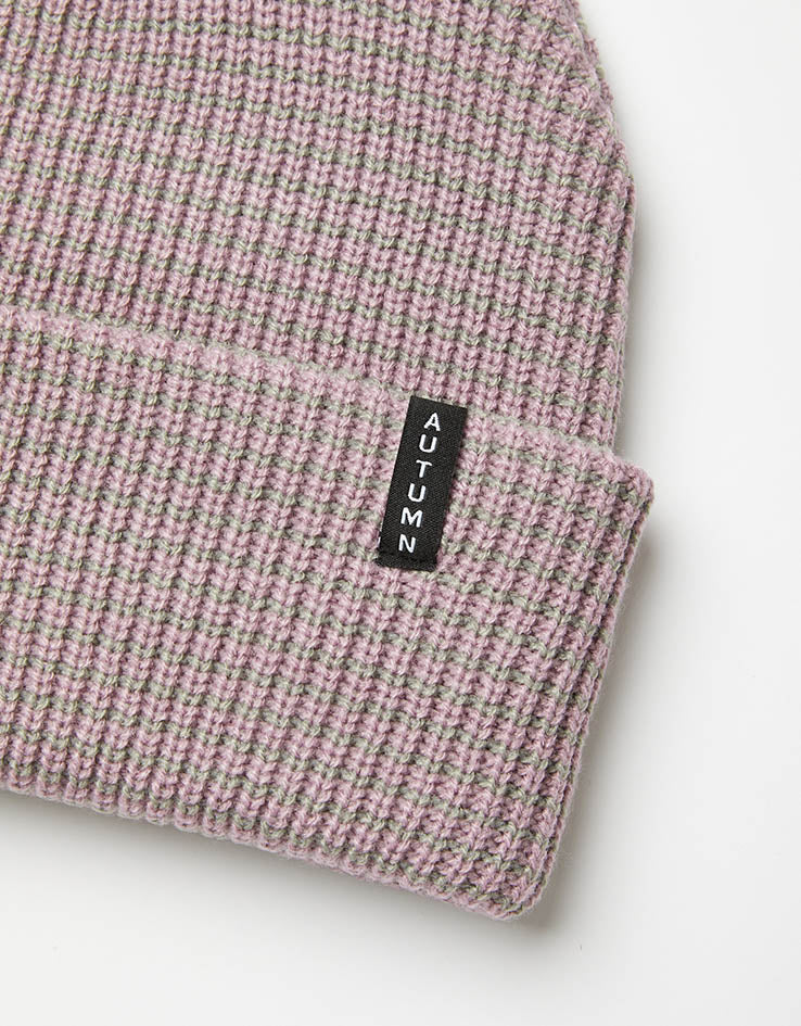 Autumn Stripe Beanie - Lavender Ice Cream - Image 2