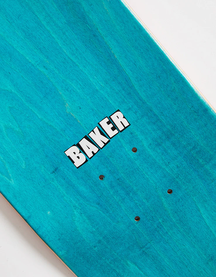 Baker Brand Logo Skateboard Deck - White - Image 4