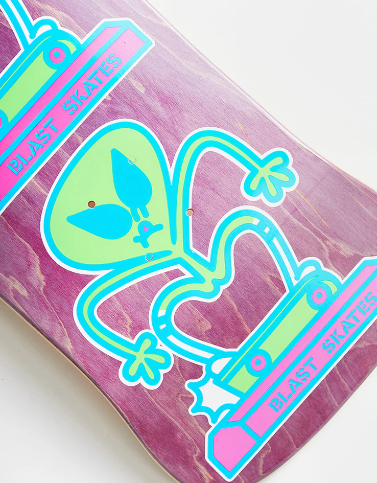 Blast Skates Alien Curb Club CS Skateboard Deck - 10" - Image 4