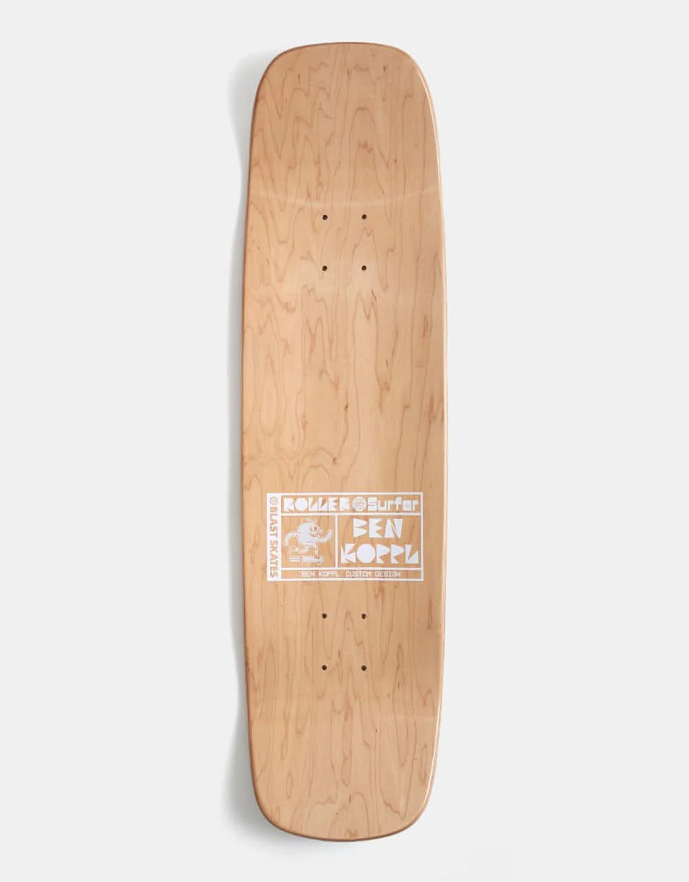 Blast Skates Koppl Roller 'Earth' Surfer Skateboard Deck - 9.25" - Image 2