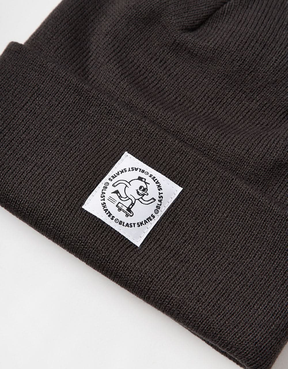 Blast Skates Round Logo Beanie - Dark Grey - Image 2