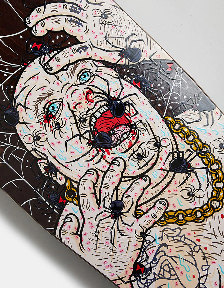 Blast Skates Snellings Spiders Skateboard Deck - 10" - Image 3