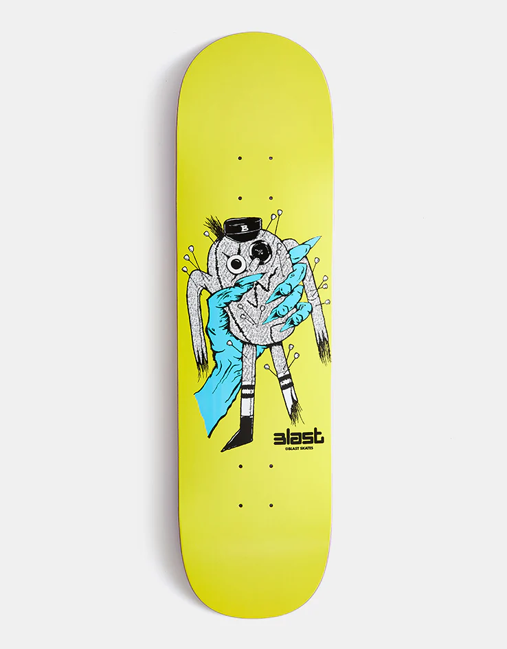 Blast Skates Voodoo Mascot 'SQUARE TAIL' Skateboard Deck - 8.5"