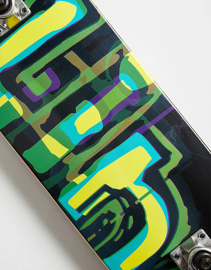 Blind Logo Glitch Green Complete Skateboard - 7.875" - Image 3