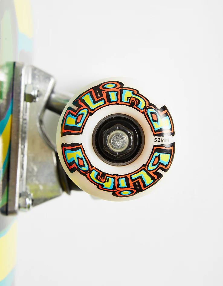 Blind Logo Glitch Green Complete Skateboard - 7.875" - Image 4