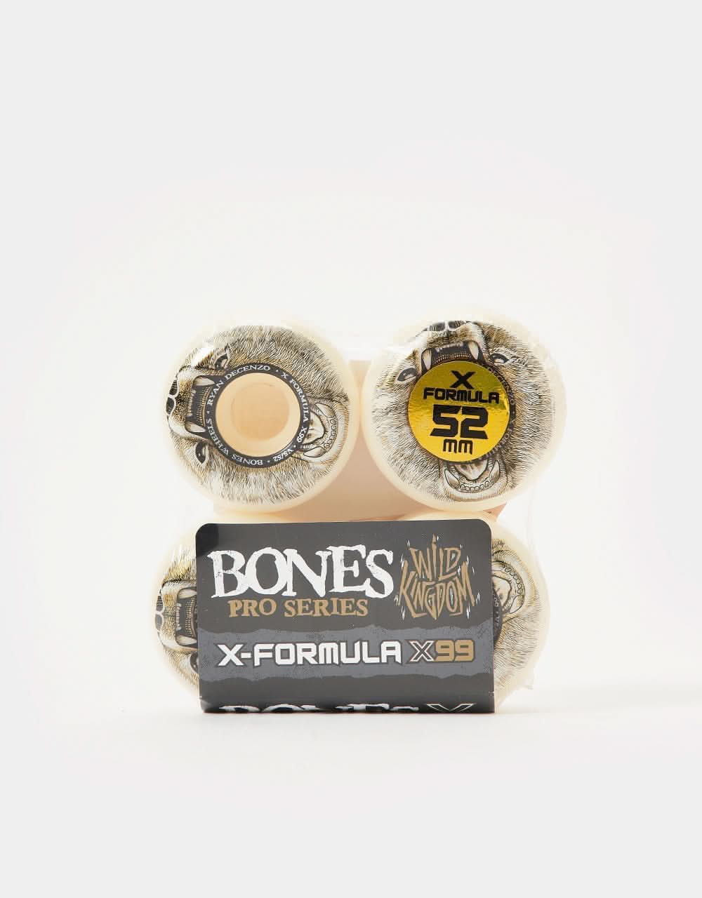 Bones Decenzo Bear Grills X-Formula V5 Sidecut 99a Skateboard Wheels - Image 4