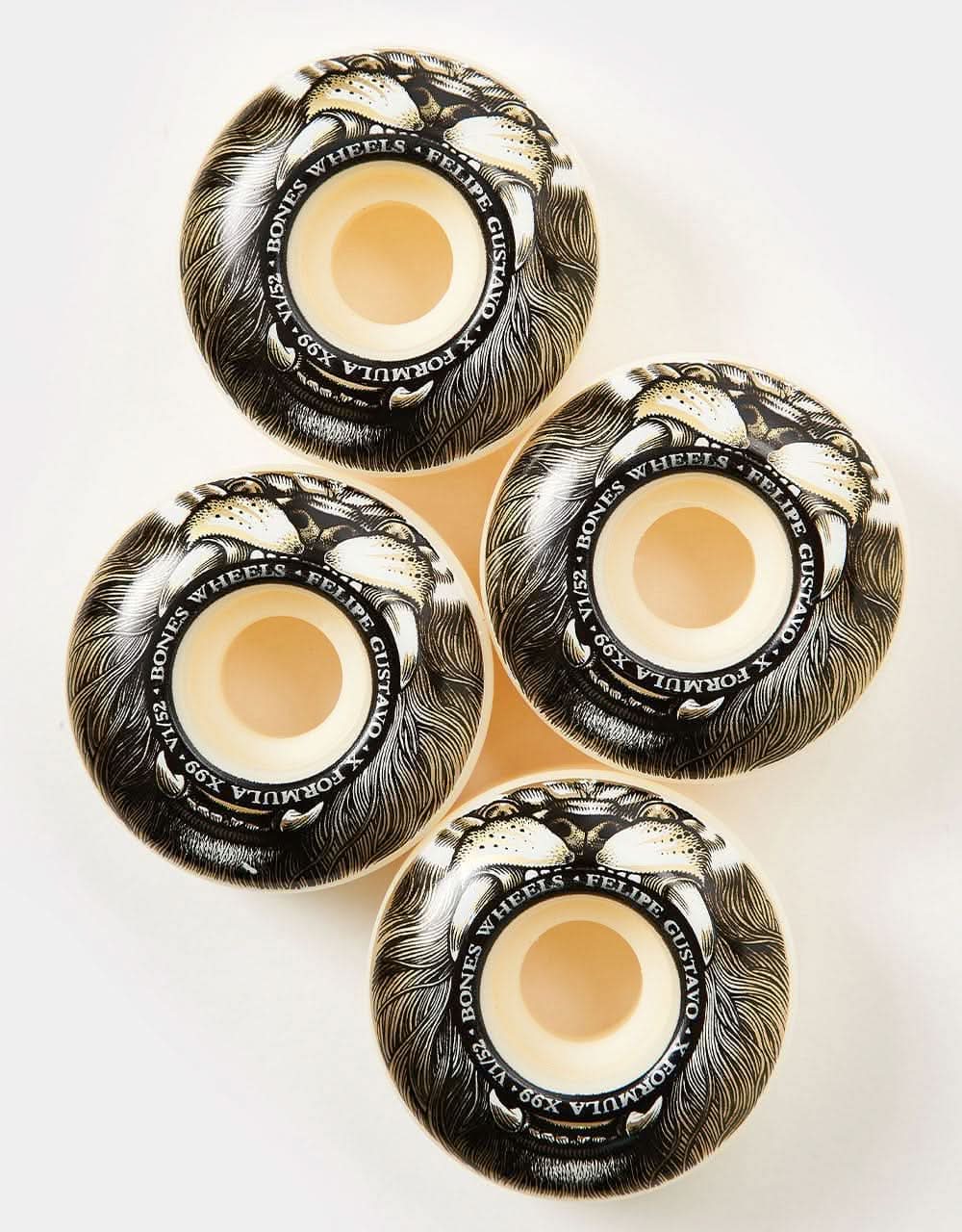 Bones Gustavo Mane Event X-Formula V1 Standard 99a Skateboard Wheels - Image 2