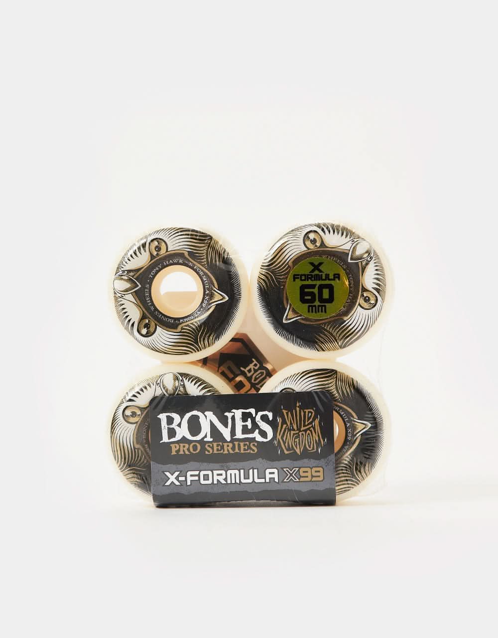 Bones Hawk Beak & Destroy X-Formula V5 Sidecut 99a Skateboard Wheels - Image 3