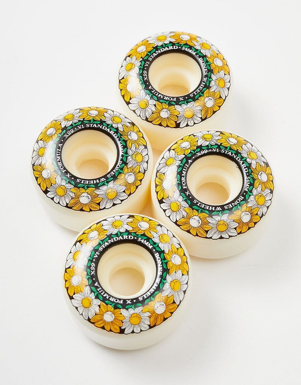 Bones Pushing Up Daisies X-Formula V1 Standard 99a Skateboard Wheels - Image 2