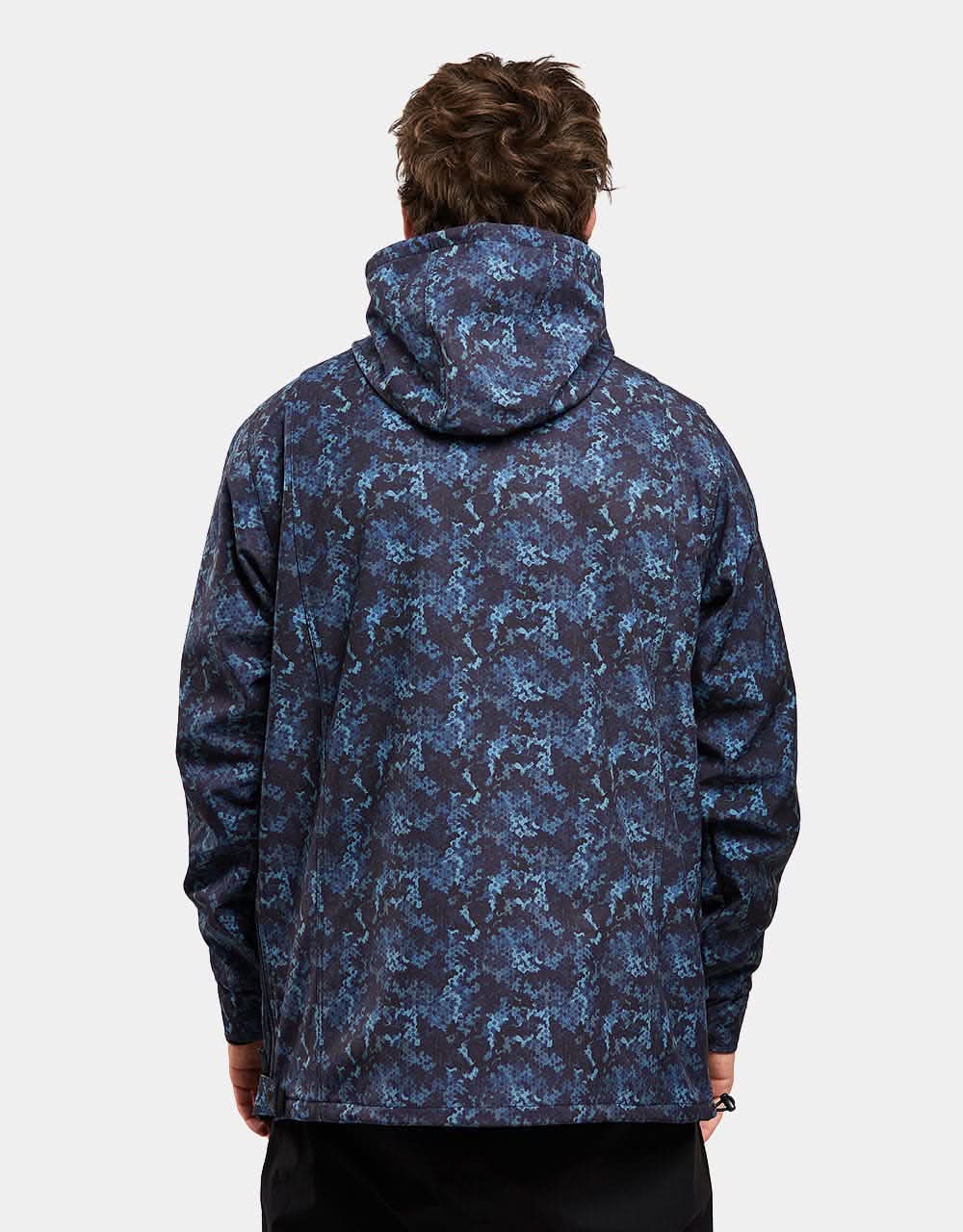 Brethren Access Anorak Snowboard Jacket - Crypto Camo - Image 2