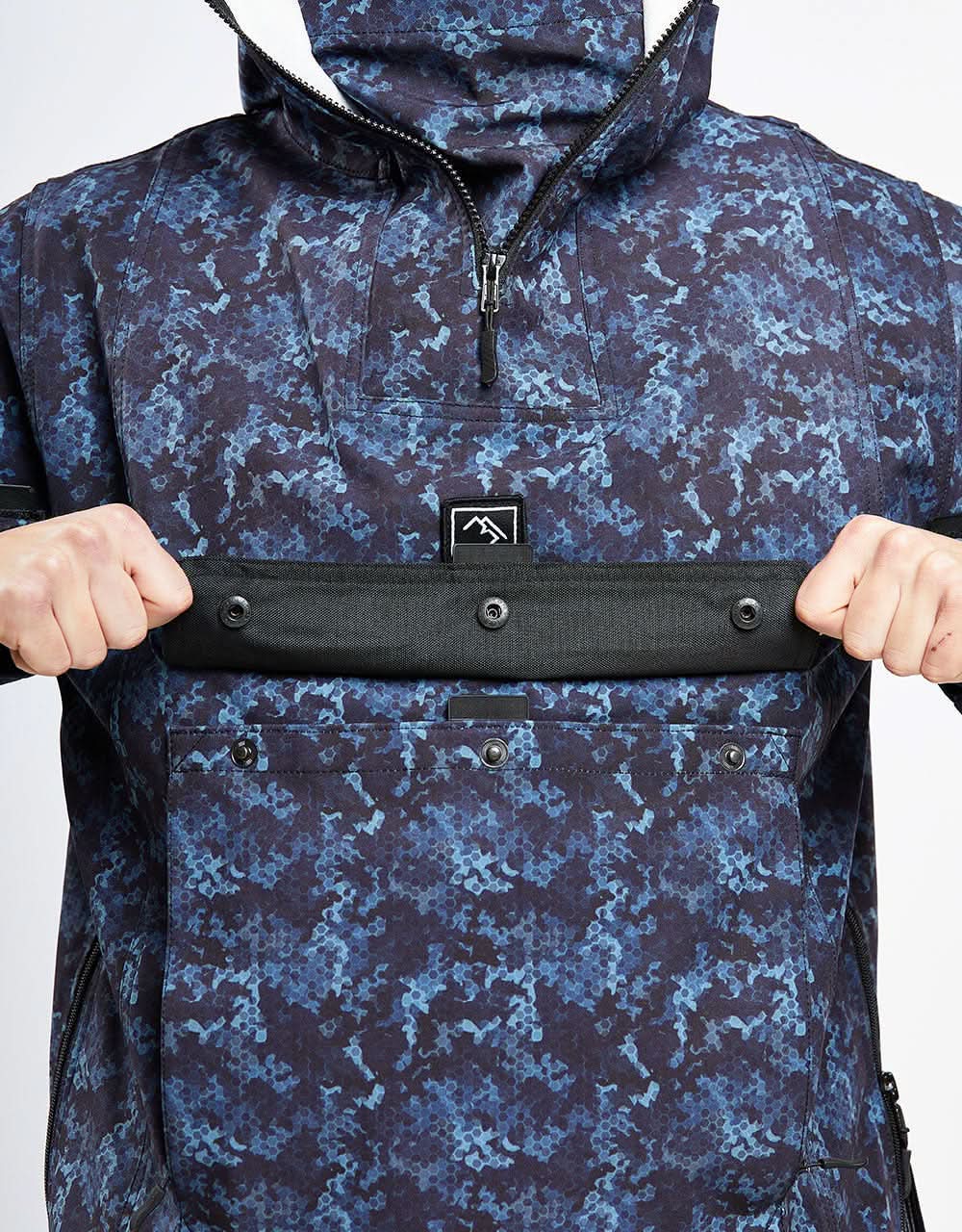 Brethren Access Anorak Snowboard Jacket - Crypto Camo - Image 4