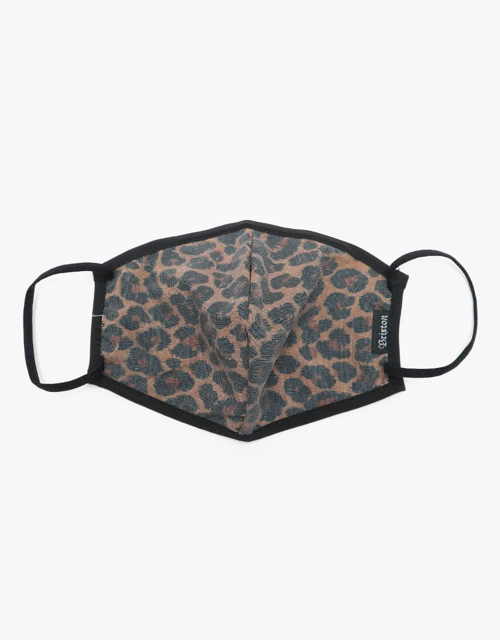 Brixton Antimicrobial Face Mask - Leopard - Image 2