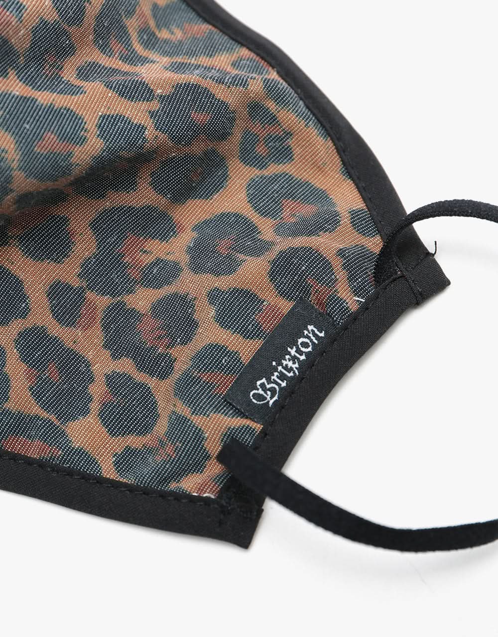 Brixton Antimicrobial Face Mask - Leopard - Image 4