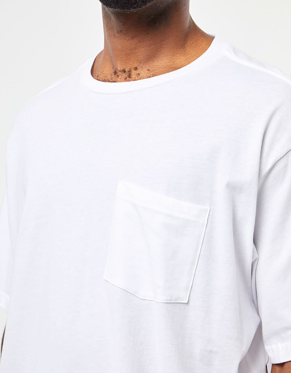Brixton Basic Pocket T-Shirt - White - Image 2