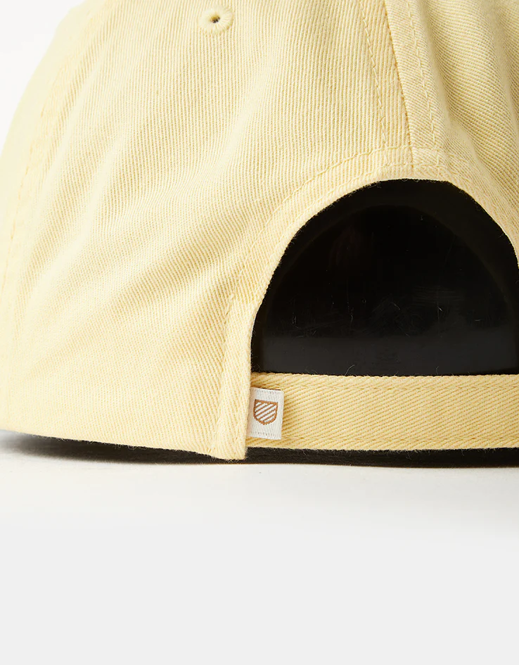 Brixton Certified Strapback Cap - Washed Celestial Yellow/Mediterranean Teal - Image 4