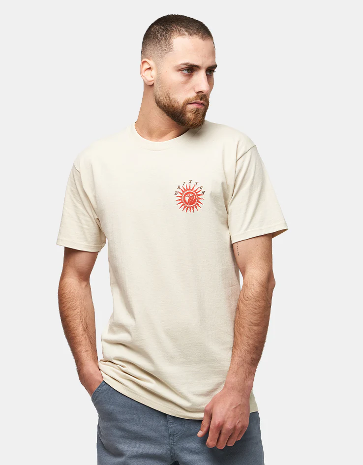 Brixton Dark Paradise T-Shirt - Cream - Image 2