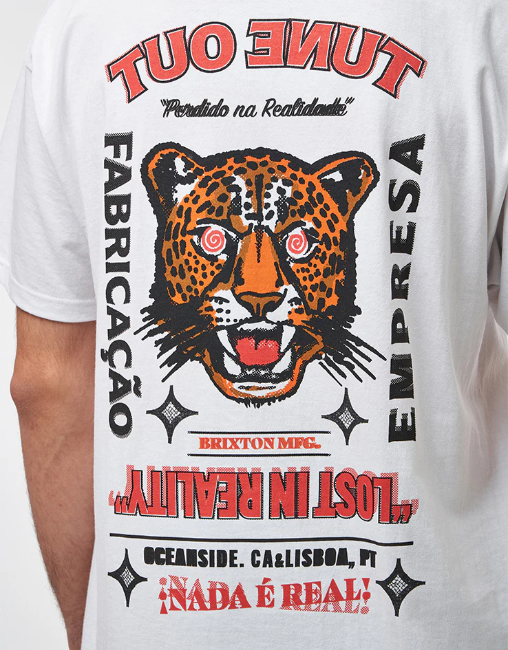 Brixton Getaway T-Shirt - White - Image 3