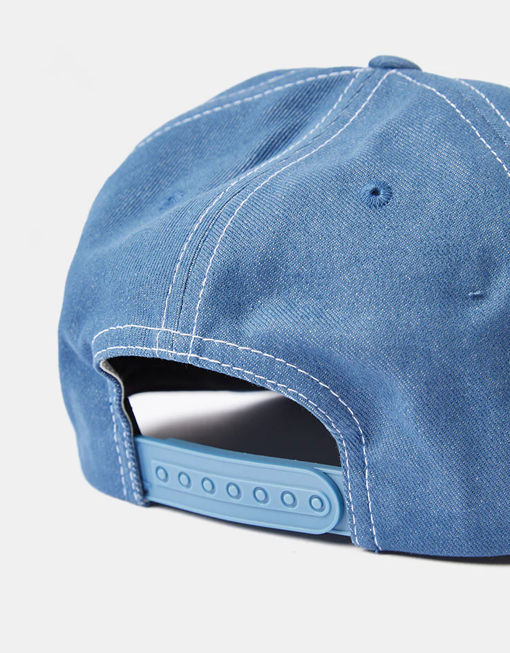 Brixton Grade Snapback Cap - Denim - Image 3