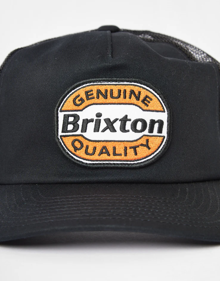 Brixton Keaton Trucker Cap - Black/Black - Image 2