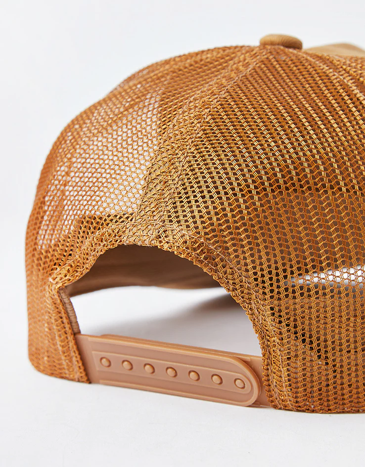Brixton Keaton Trucker Cap - Washed Copper/Washed Copper - Image 3