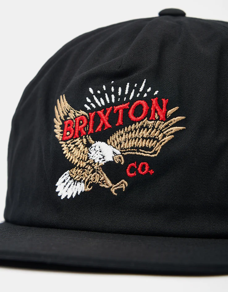 Brixton Keller Snapback Cap - Black - Image 2