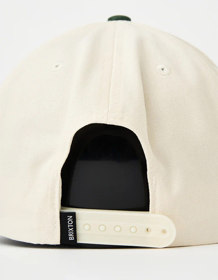 Brixton Leisure Activity Snapback Cap - Pine Needle/White Cap - Image 3