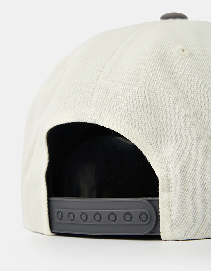 Brixton Oath III Snapback Cap - Charcoal/Off White - Image 3