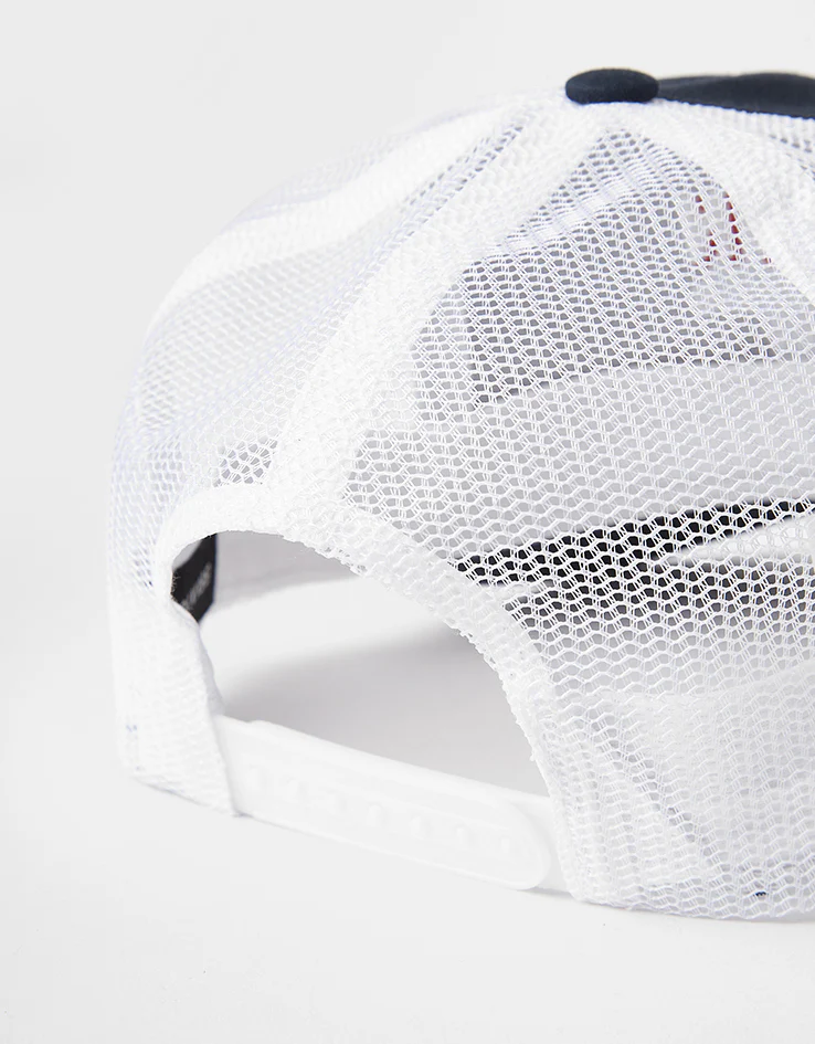 Brixton Redoubt NetPlus Trucker Cap - Navy/White/White - Image 5