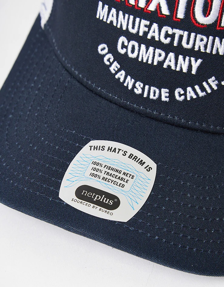 Brixton Redoubt NetPlus Trucker Cap - Navy/White/White - Image 6