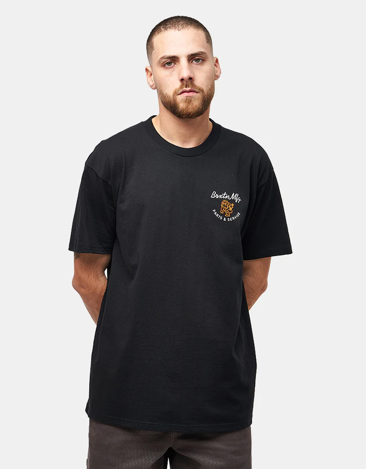 Brixton Tolman T-Shirt - Black - Image 2