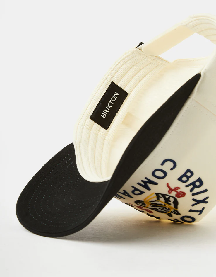 Brixton Trophy Horse Netplus Snapback - Black/Off White - Image 4