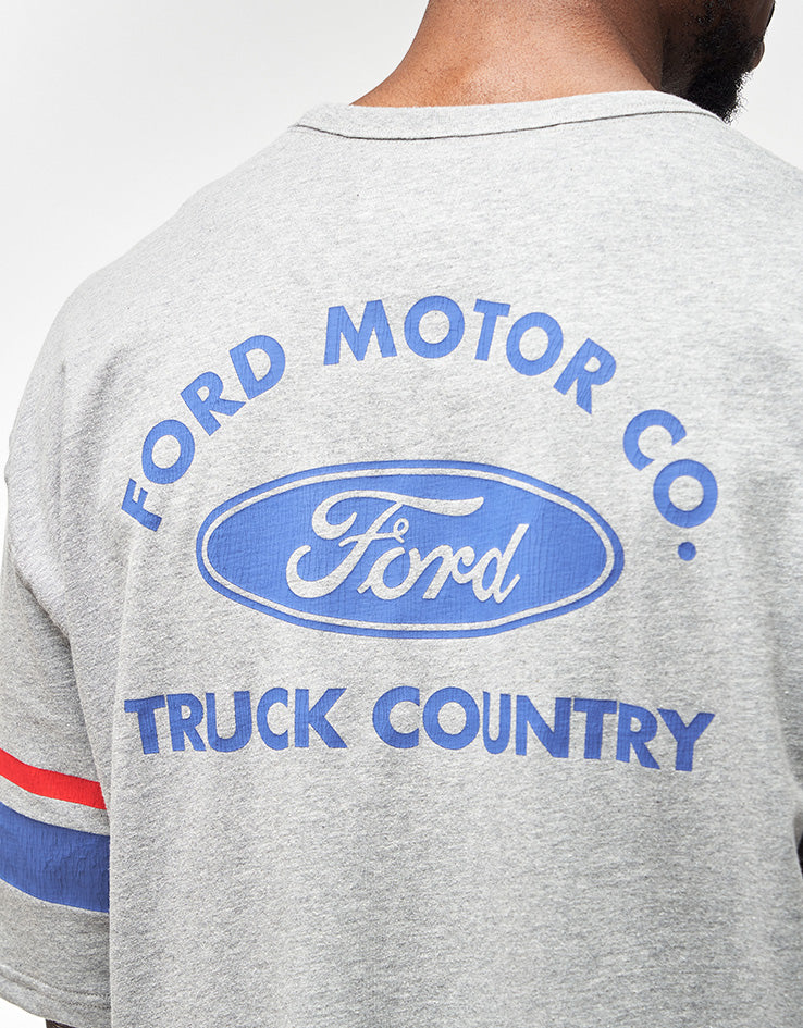 Brixton x Ford Truck Country Jersey - Heather Grey - Image 3