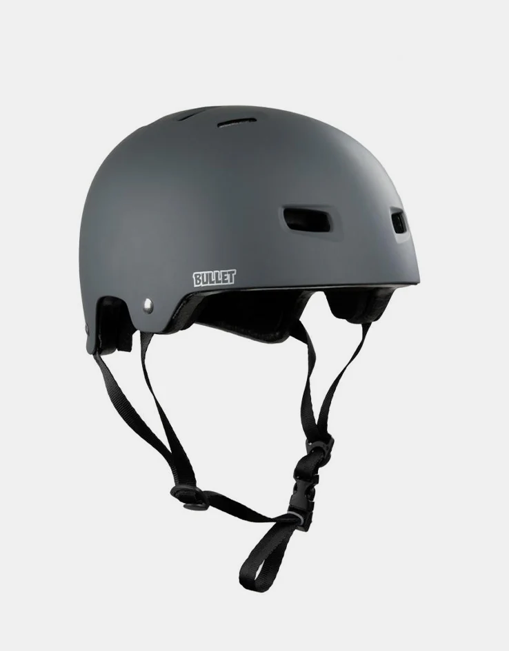 Bullet x Santa Cruz Oval Dot Helmet - Matte Charcoal - Image 2