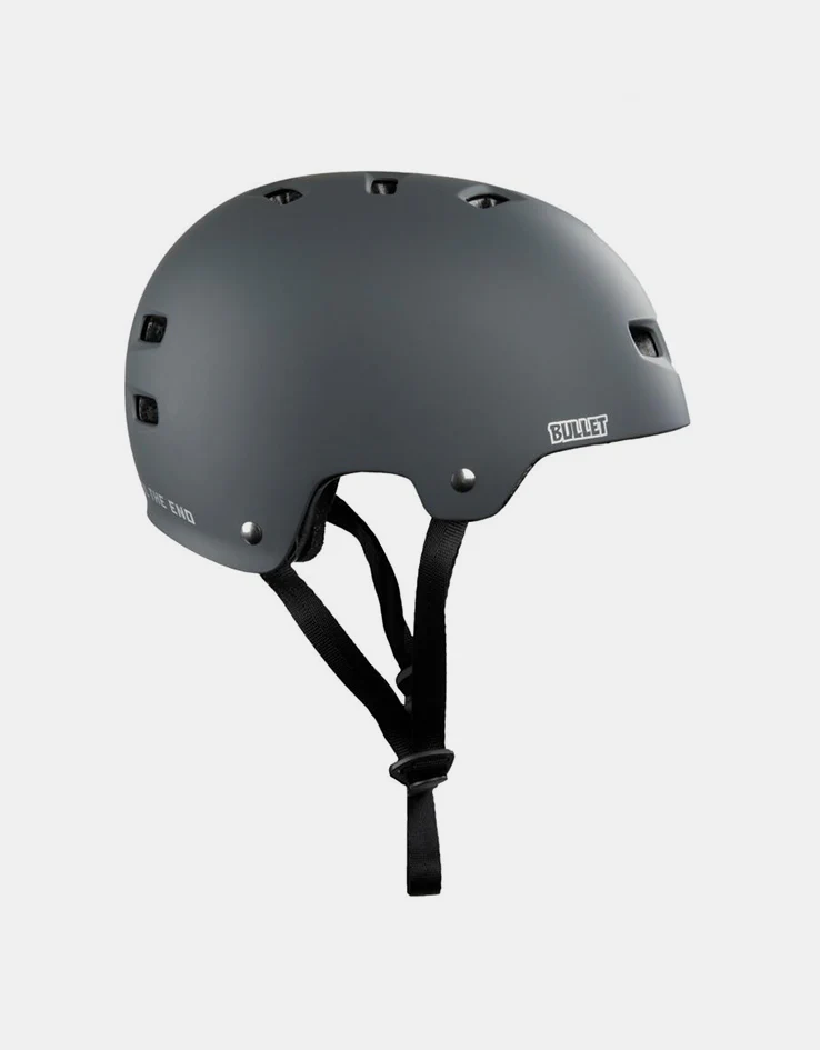 Bullet x Santa Cruz Oval Dot Helmet - Matte Charcoal - Image 3