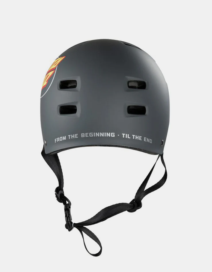 Bullet x Santa Cruz Oval Dot Helmet - Matte Charcoal - Image 4