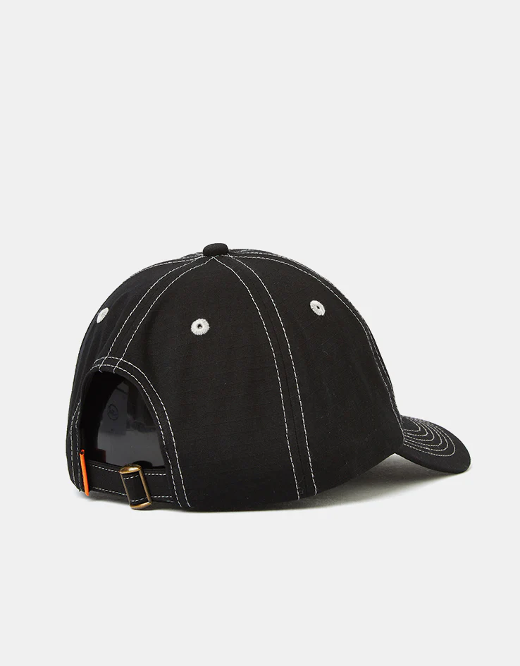 Butter Goods Abseil 6 Panel Cap - Black - Image 4