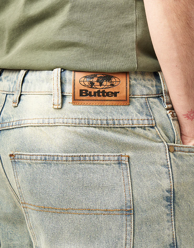 Butter Goods Ace Denim Jean - Distressed Light Blue - Image 4