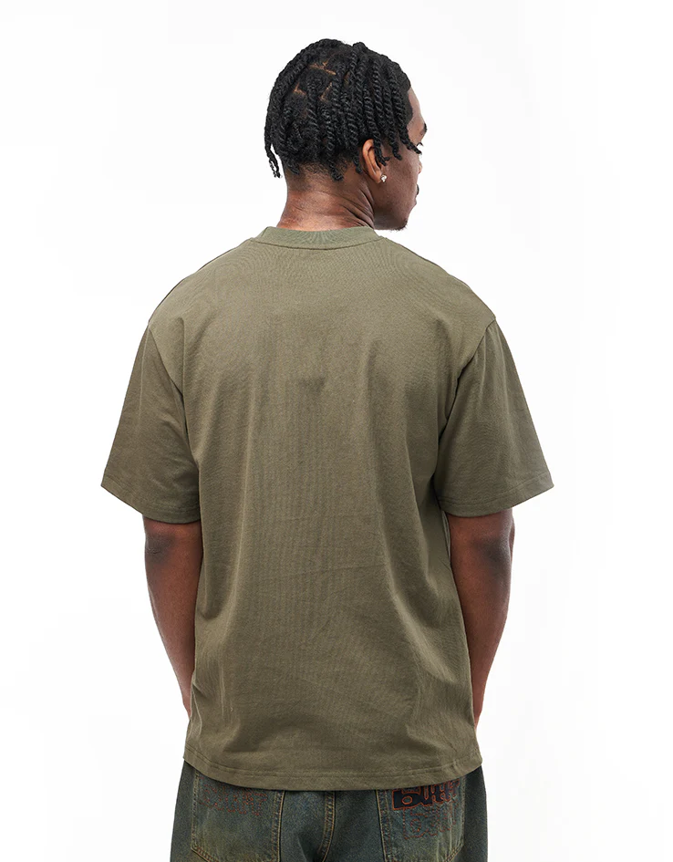 Butter Goods Alien T-Shirt - Army - Image 3