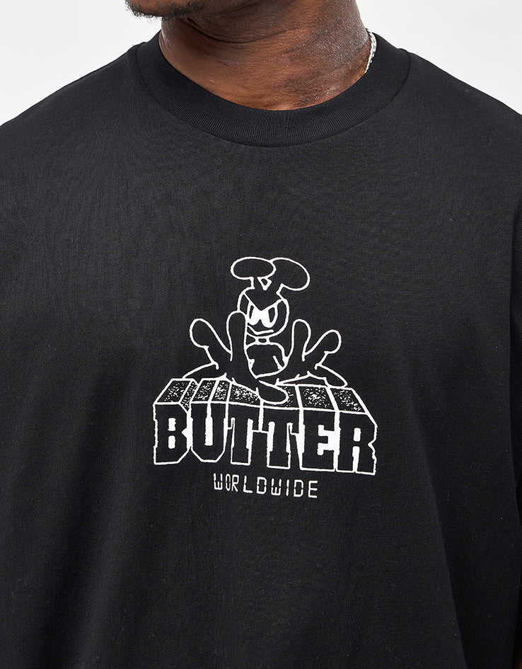 Butter Goods Alien T-Shirt - Black - Image 3