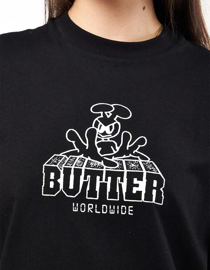 Butter Goods Alien T-Shirt - Black - Image 6