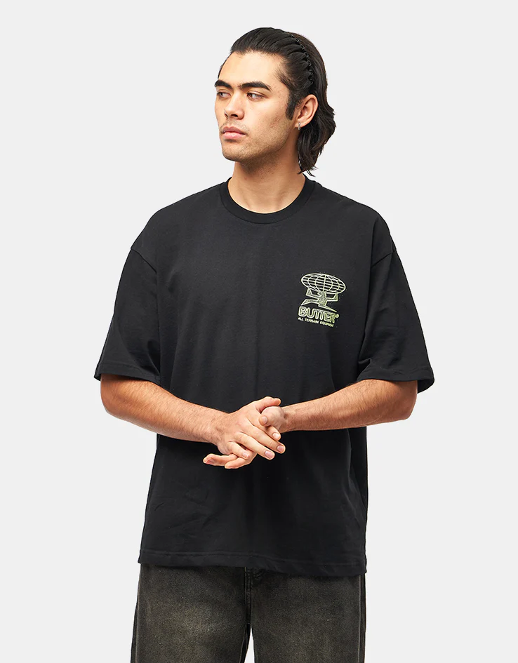 Butter Goods All Terrain Equipment T-Shirt - Black - Image 2