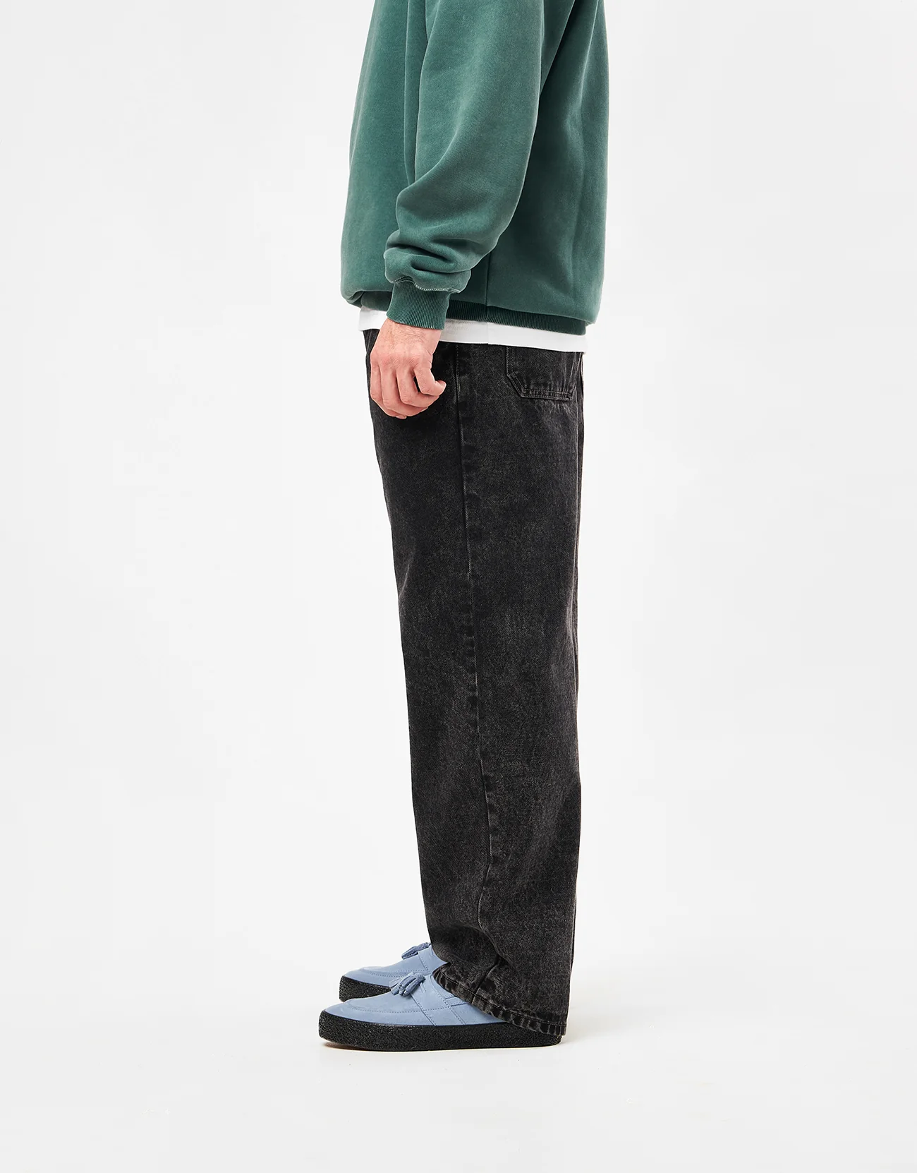 Butter Goods Alpine Denim Jeans Distressed - Black - Image 2
