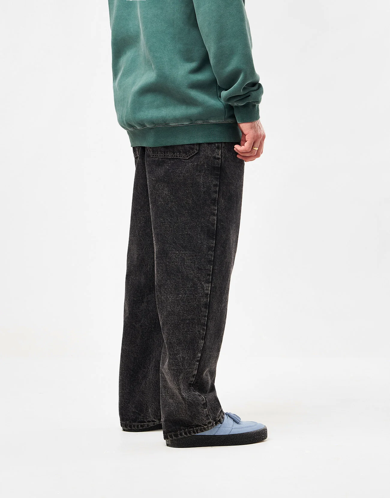 Butter Goods Alpine Denim Jeans Distressed - Black - Image 3