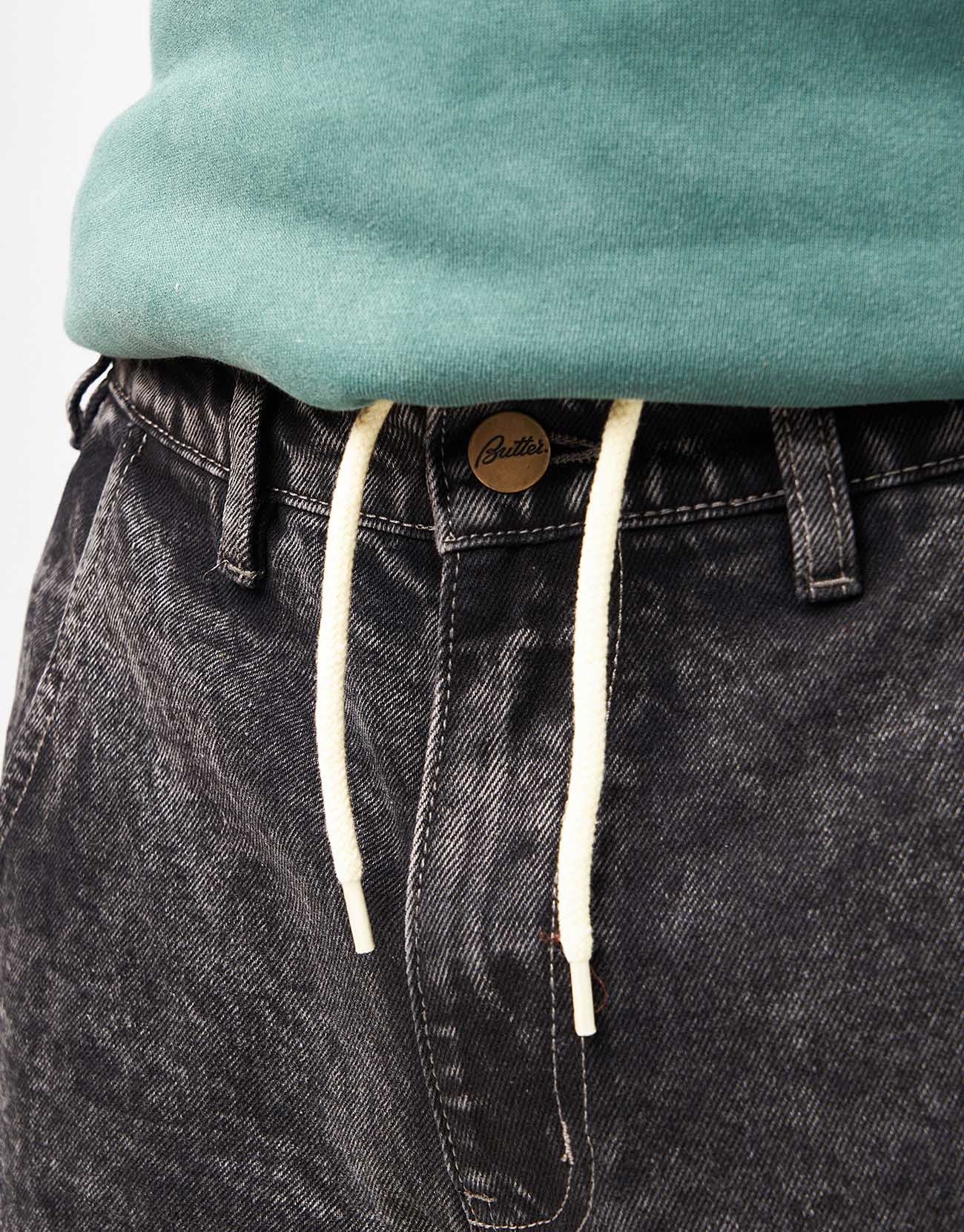 Butter Goods Alpine Denim Jeans Distressed - Black - Image 5