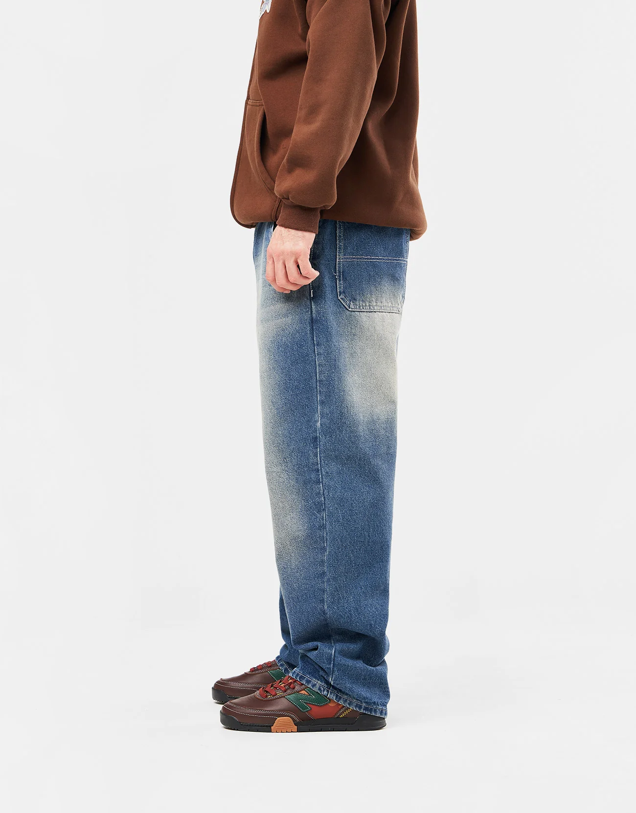 Butter Goods Alpine Denim Jeans Distressed - Faded Blue - Image 3