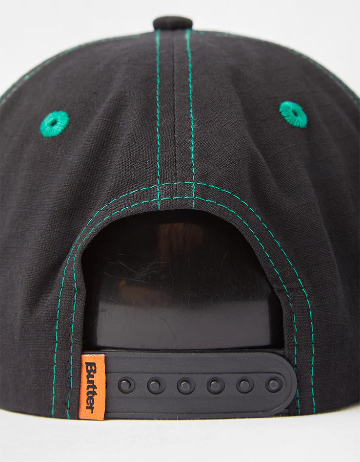 Butter Goods Amplify Snapback Cap - Black - Image 3