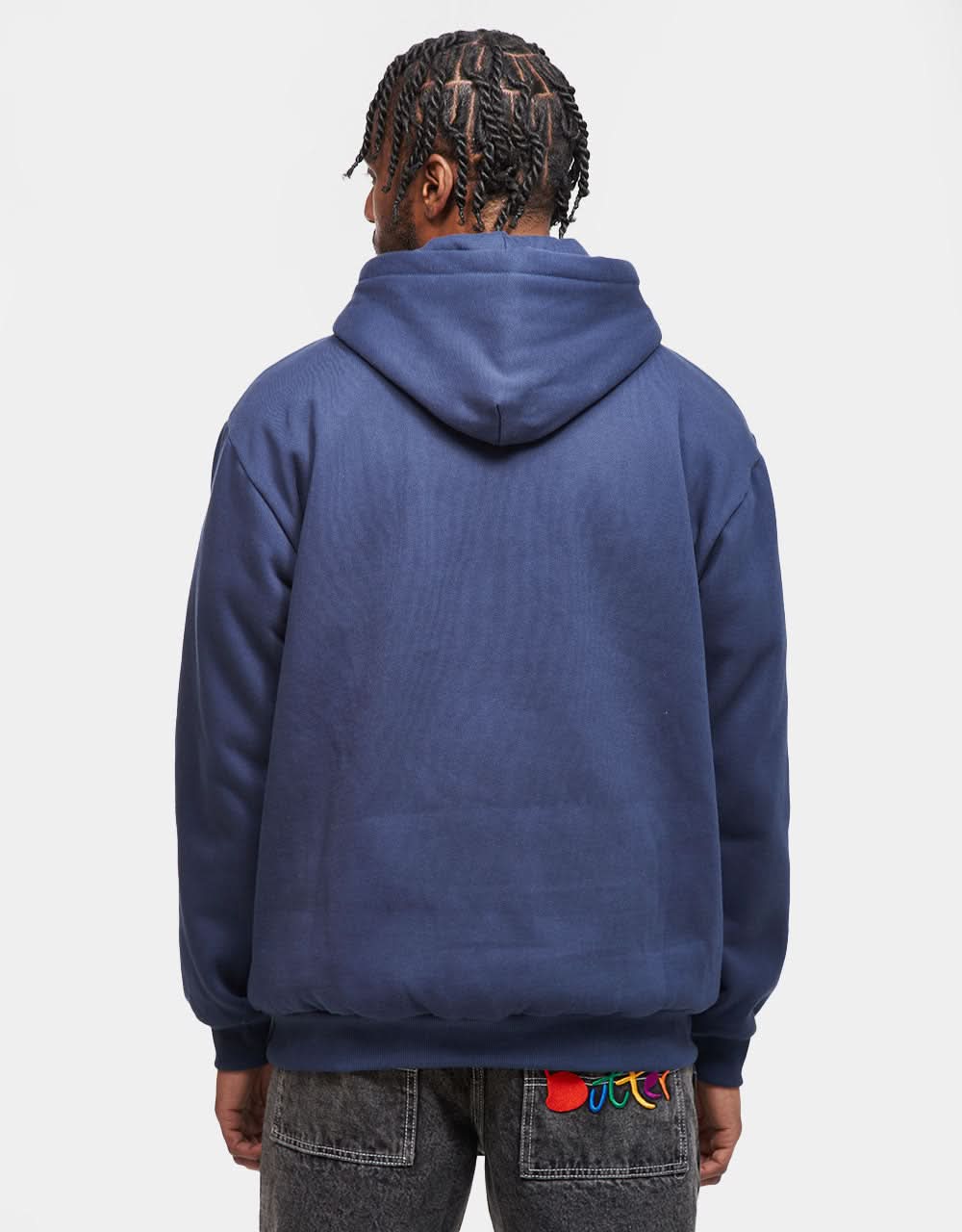 Butter Goods Art Pullover Hoodie - Navy - Image 3