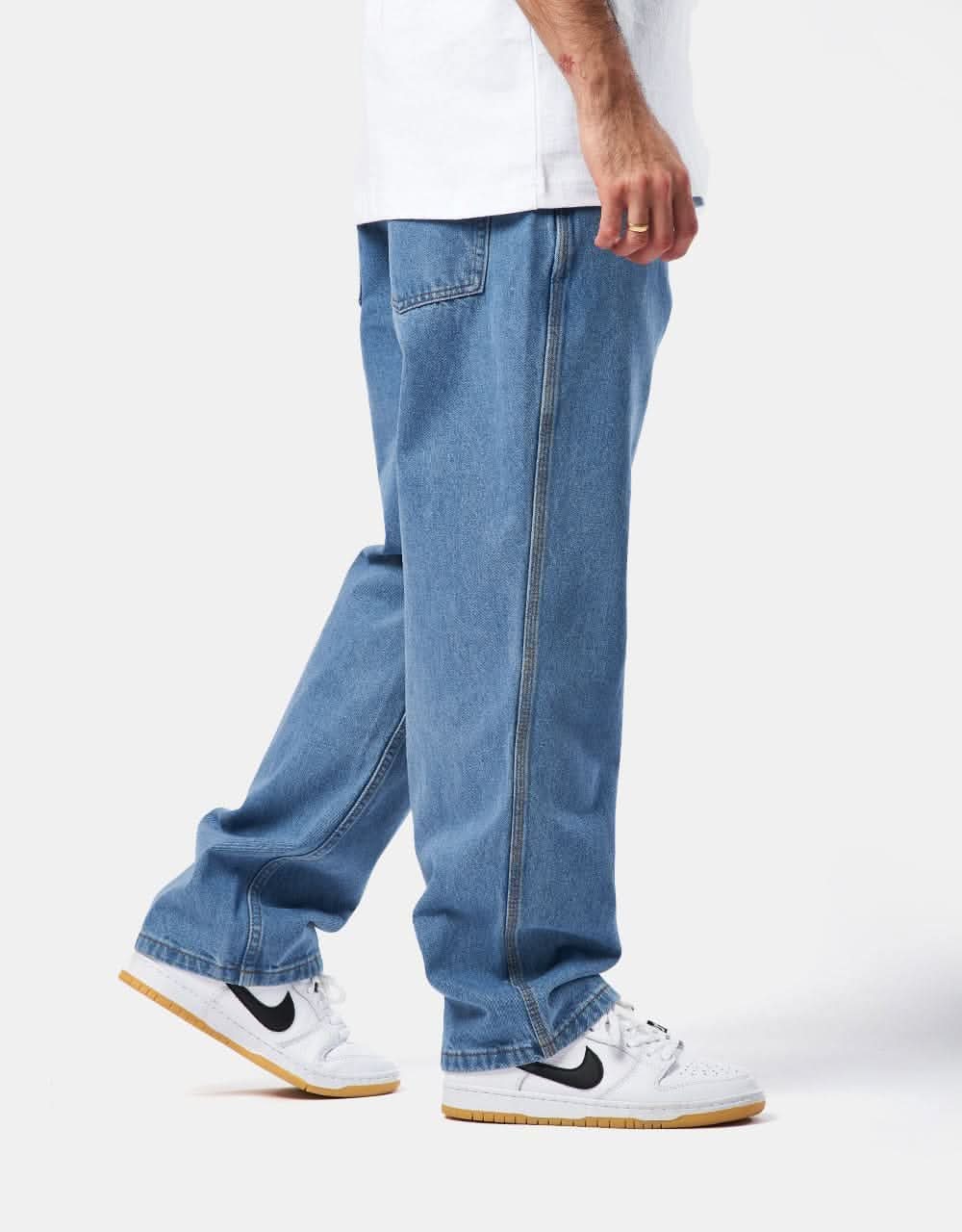 Butter Goods Baggy Denim Jean - Washed Indigo - Image 3