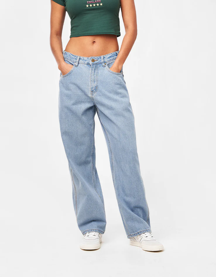 Butter Goods Baggy Denim Jean - Washed Indigo - Image 7